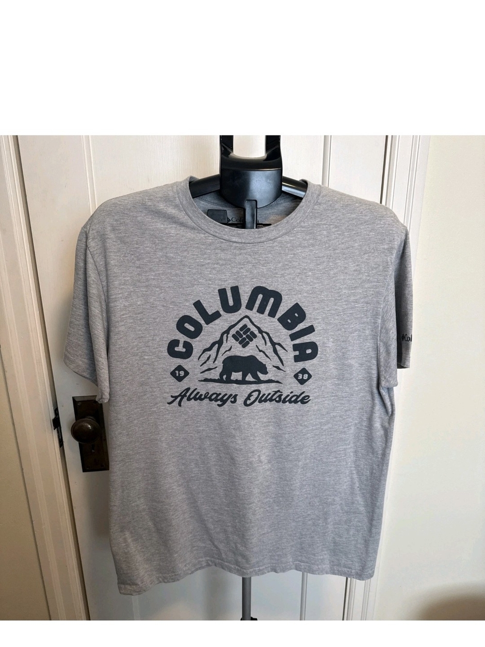 Columbia Men's Gray 'Always Outside' Graphic T‑Shirt